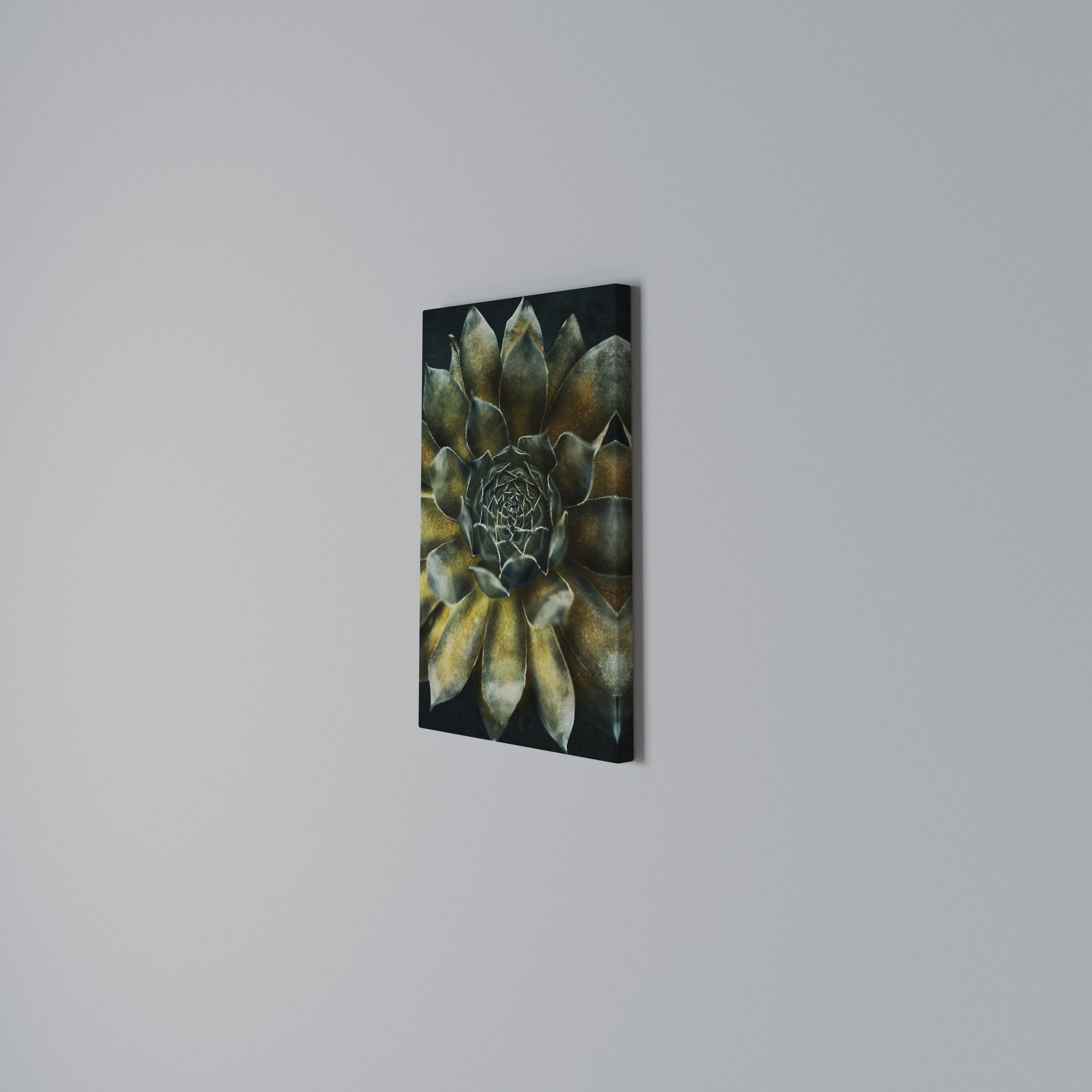 MYSTICAL SUCCULENT WHIRL Quadro em tela vertical