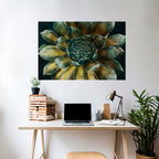 MYSTICAL SUCCULENT WHIRL Poster Horizontal Autocolante