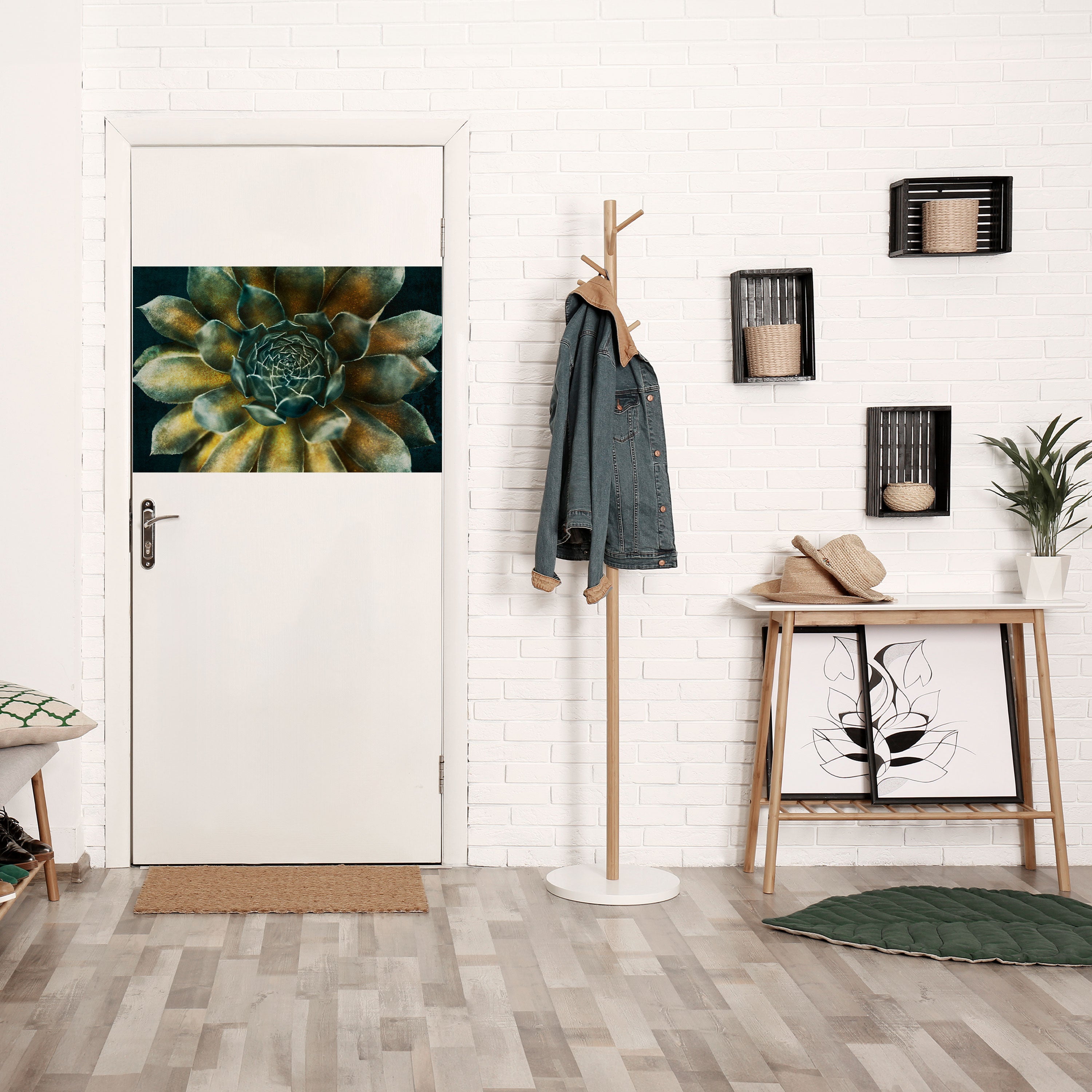 MYSTICAL SUCCULENT WHIRL Poster Horizontal Autocolante