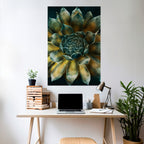MYSTICAL SUCCULENT WHIRL Poster Vertical Autocolante