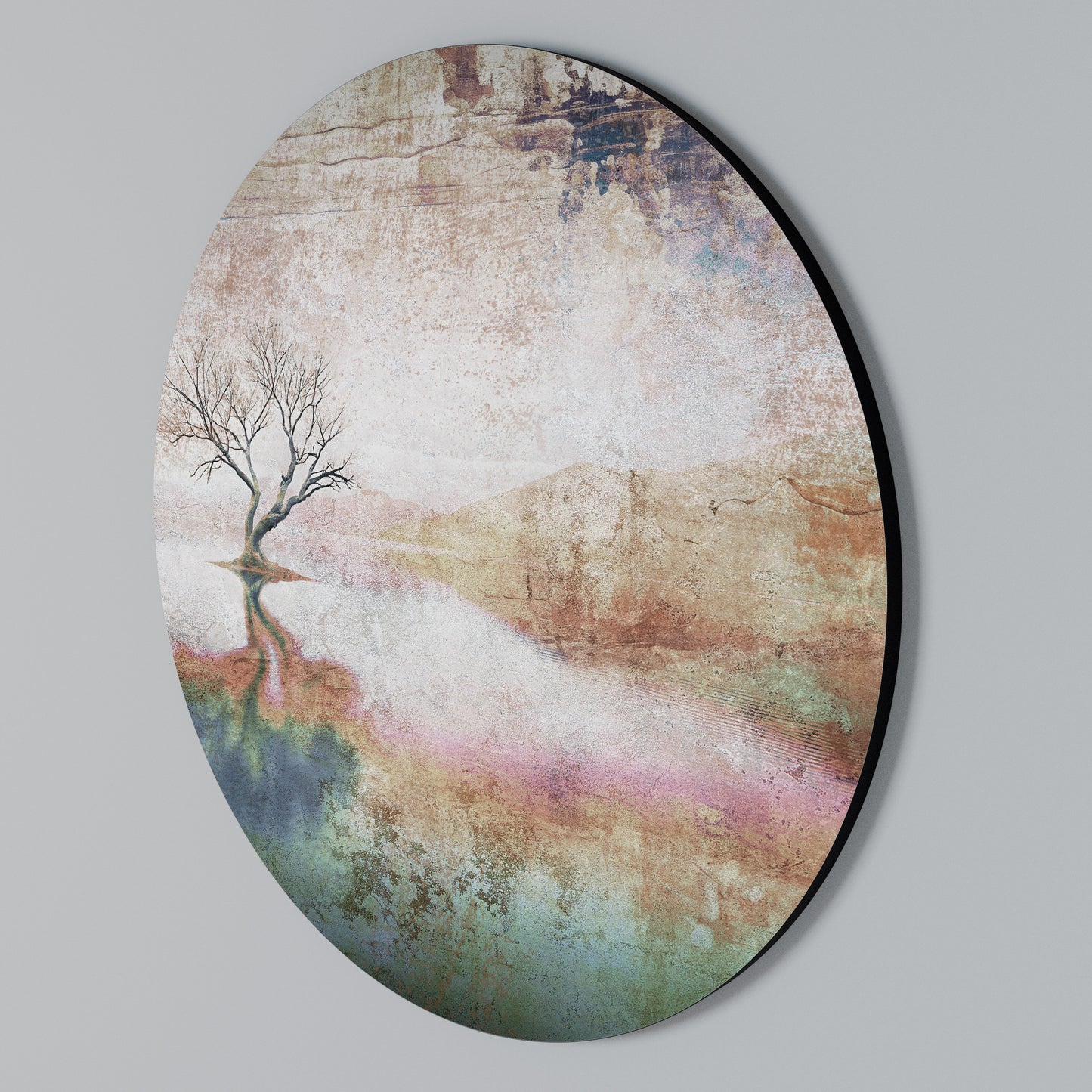FADING MEMORIES Arte de Parede Redonda