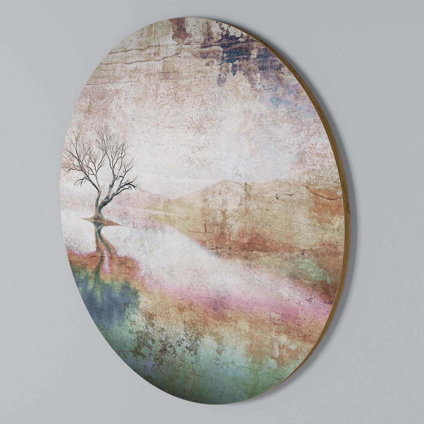 FADING MEMORIES Arte de Parede Redonda