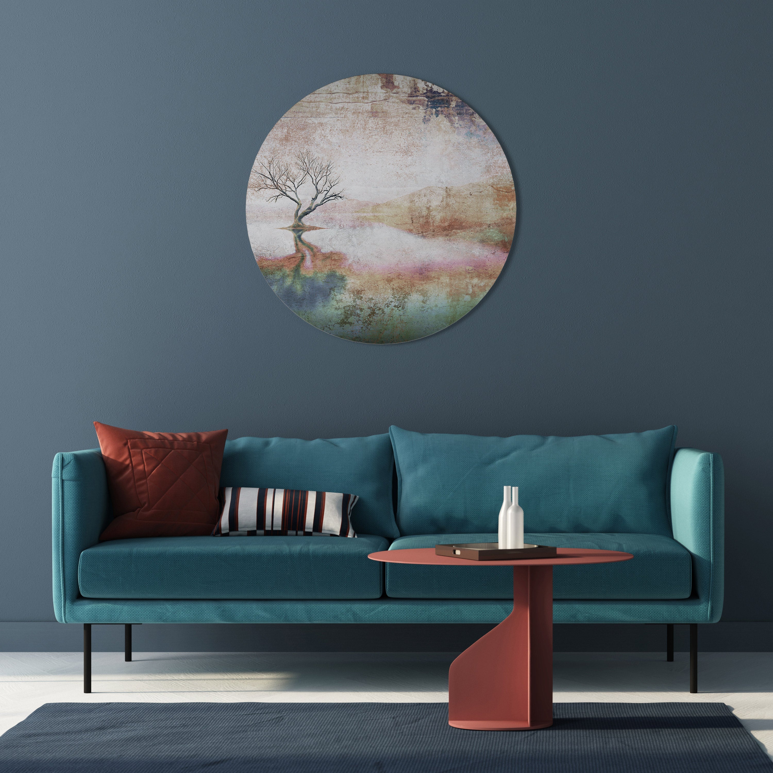 FADING MEMORIES Quadro Redondo Decorativo