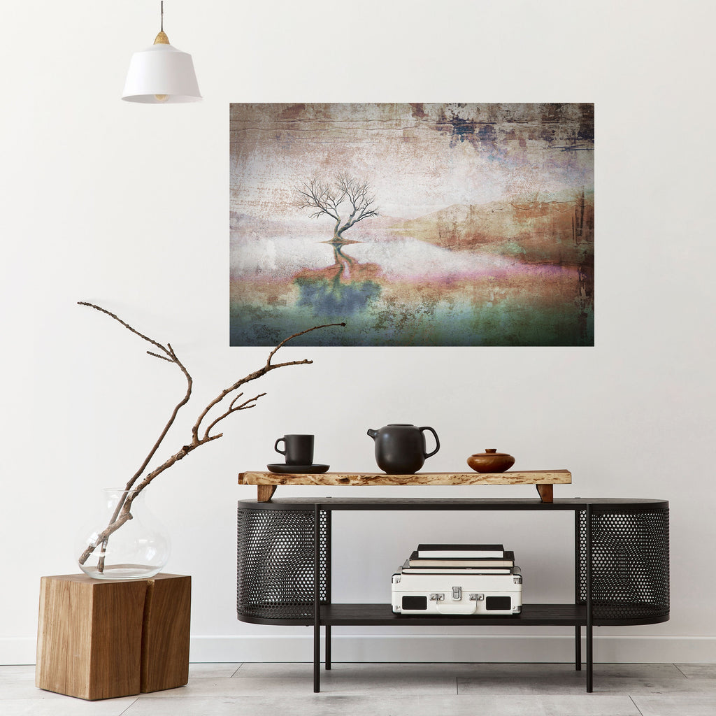 FADING MEMORIES Peel and Stick Horizontal Poster