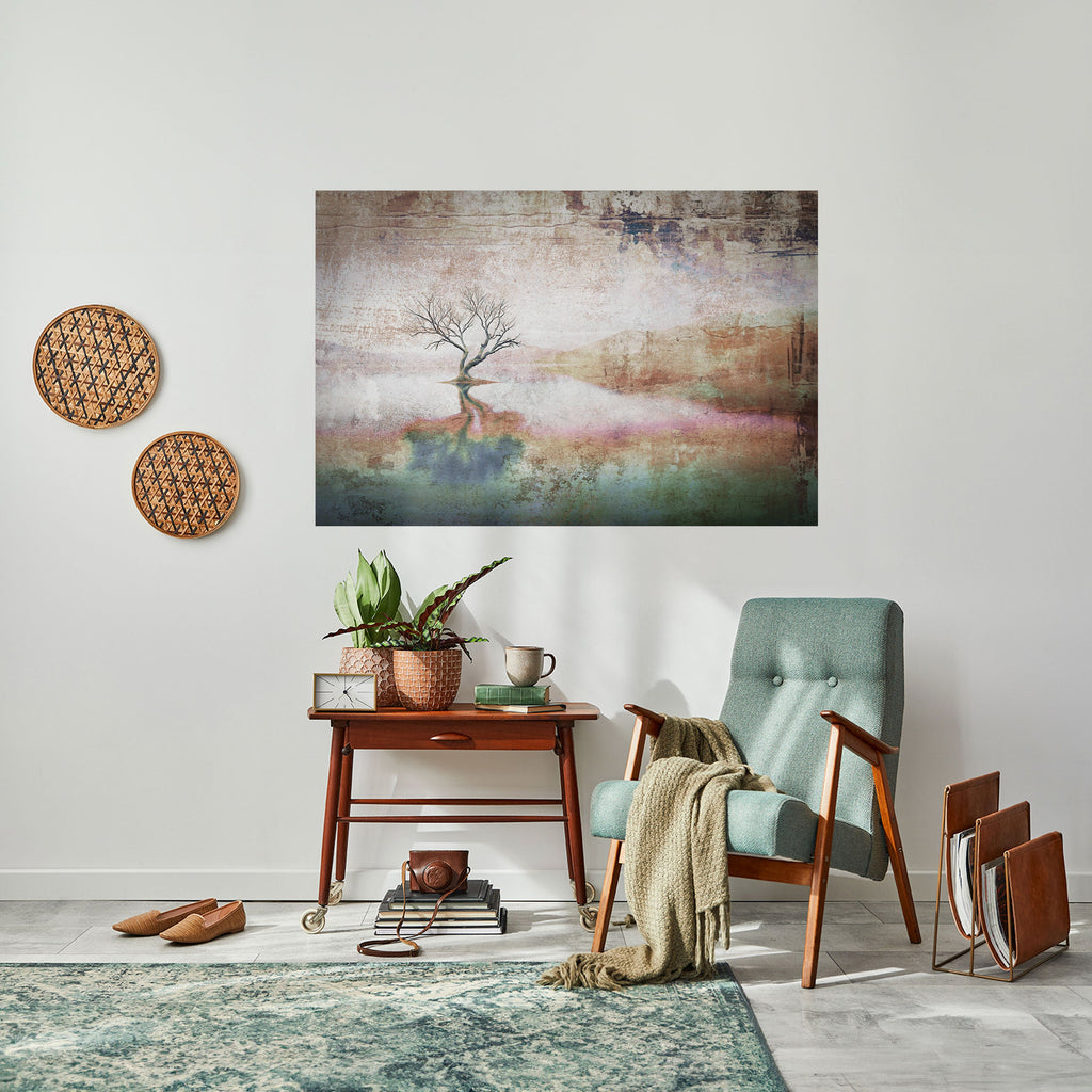 FADING MEMORIES Peel and Stick Horizontal Poster