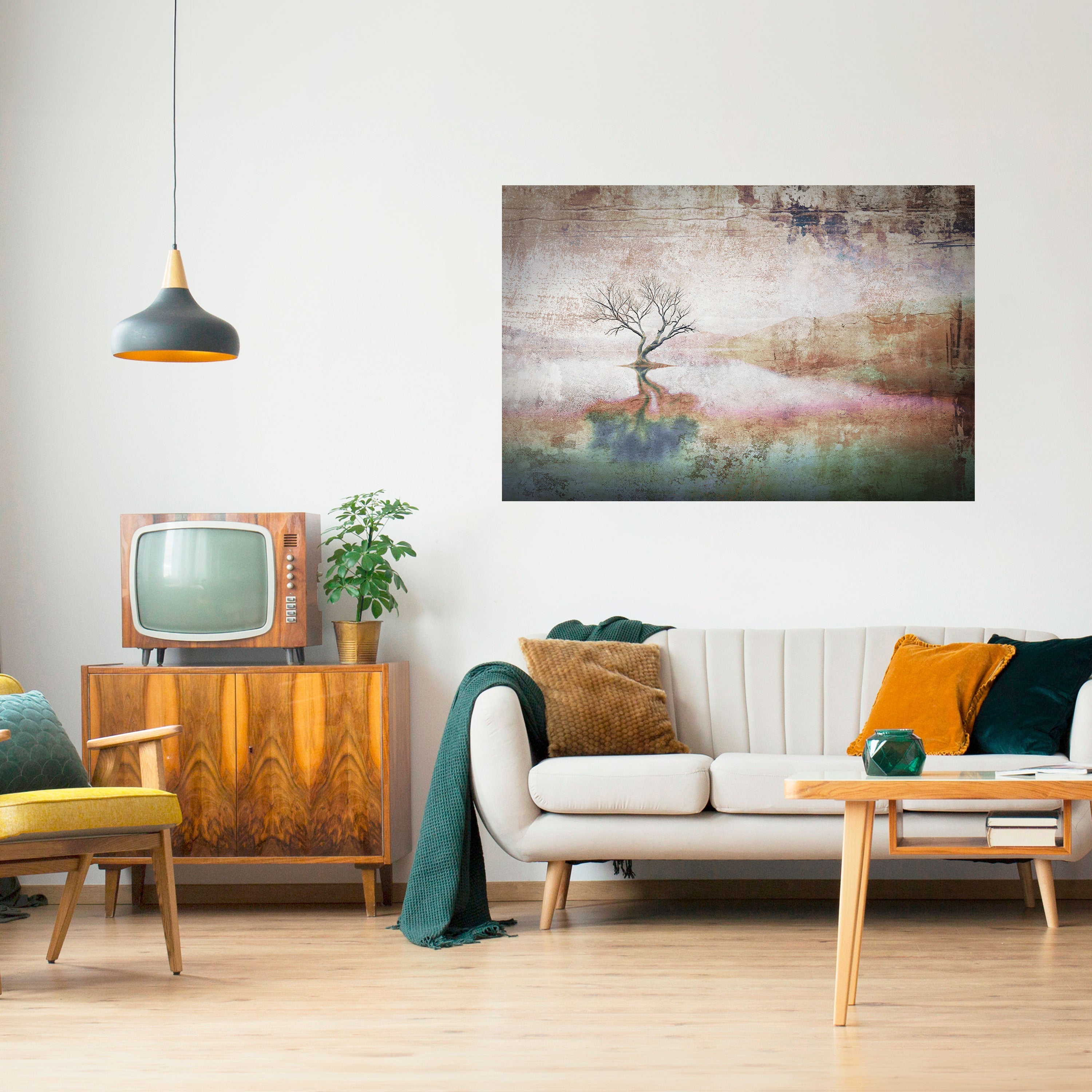 FADING MEMORIES Peel and Stick Horizontal Poster