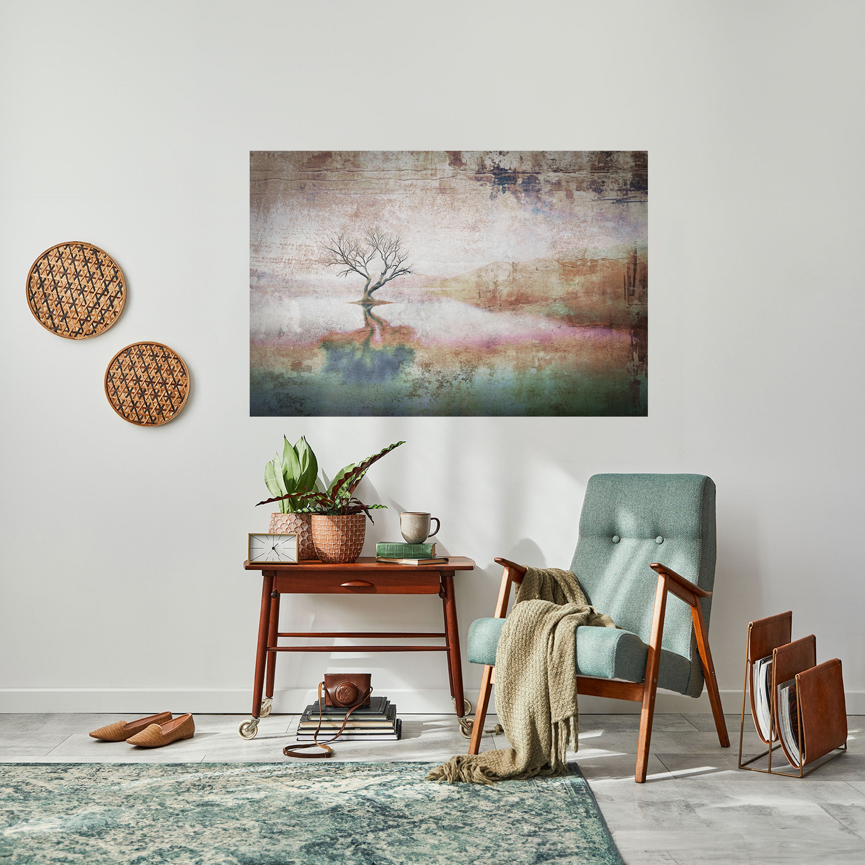 FADING MEMORIES Peel and Stick Horizontal Poster