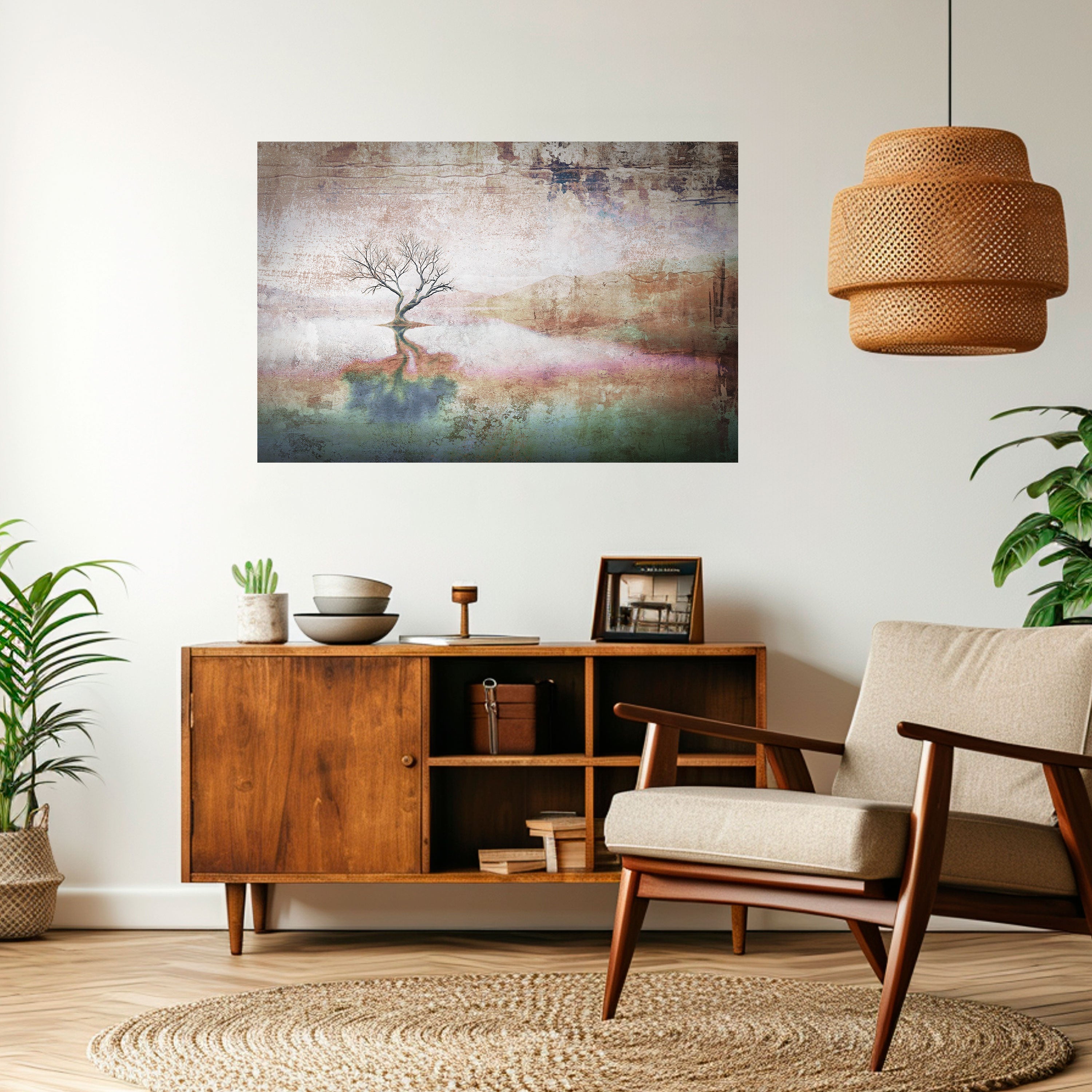 FADING MEMORIES Peel and Stick Horizontal Poster