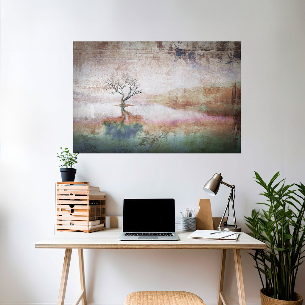 FADING MEMORIES Peel and Stick Horizontal Poster