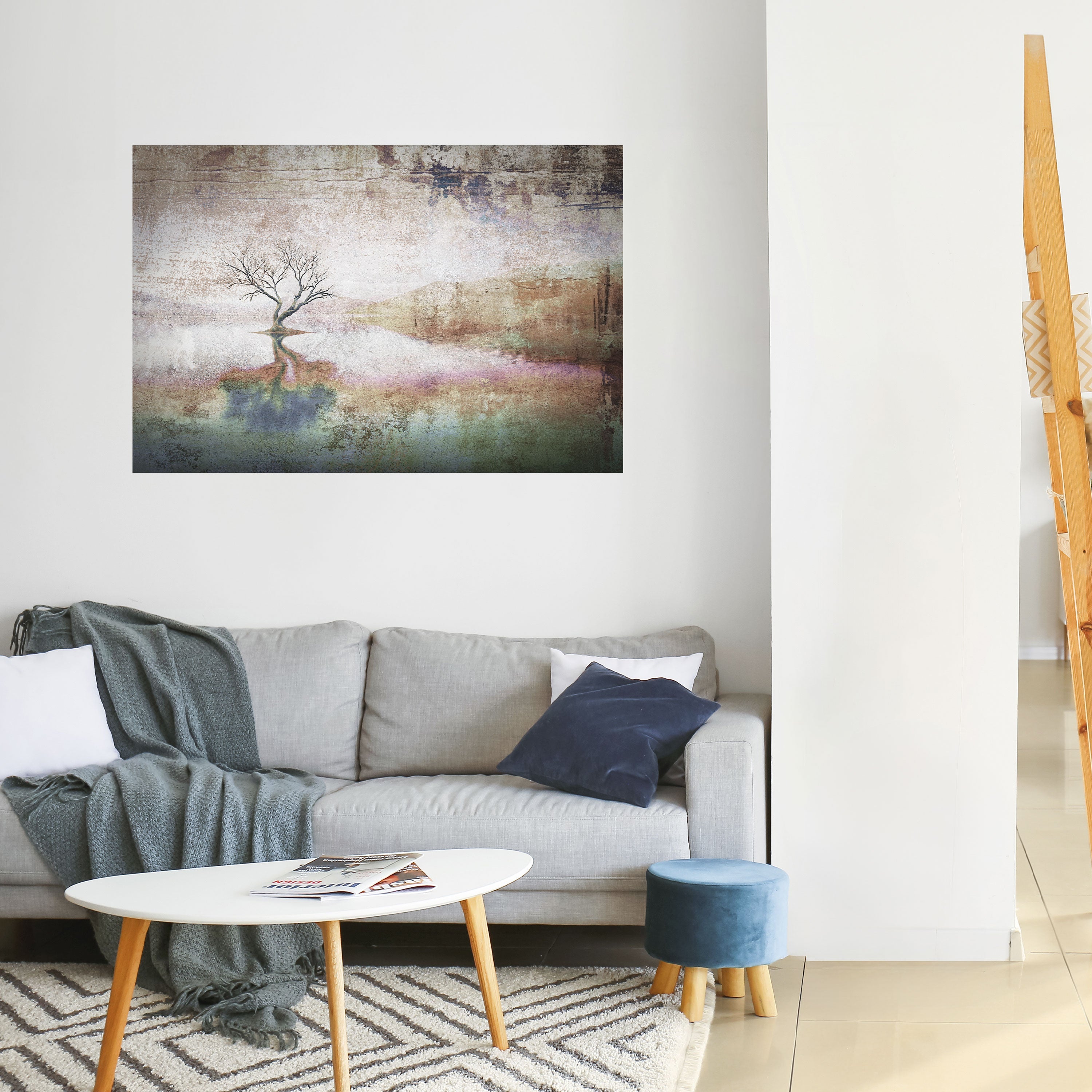 FADING MEMORIES Peel and Stick Horizontal Poster