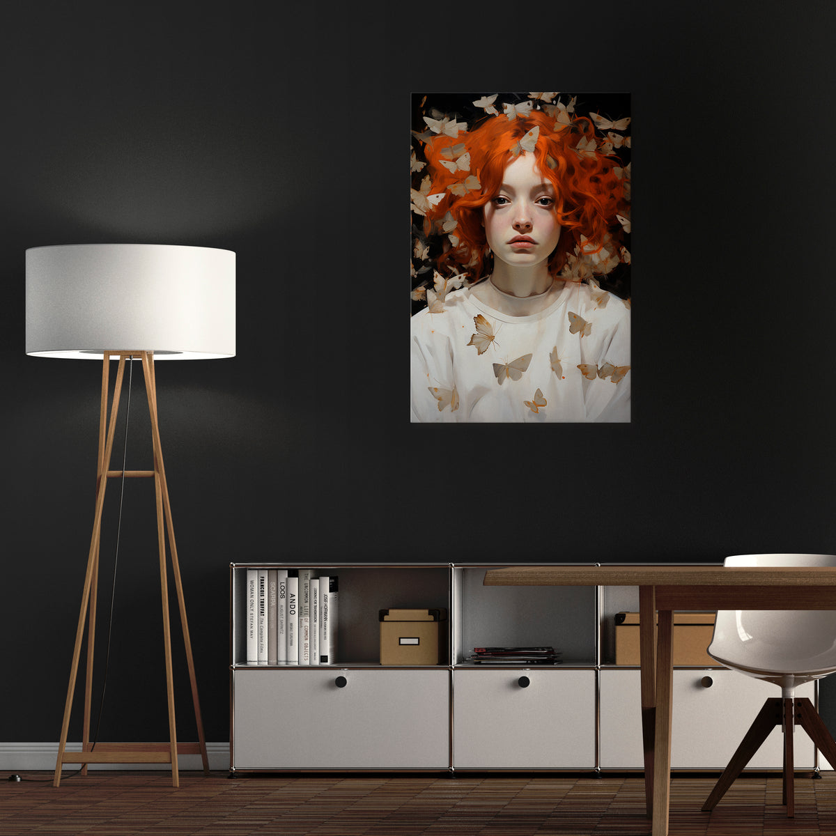 BUTTERFLY DREAMS Quadro em tela vertical