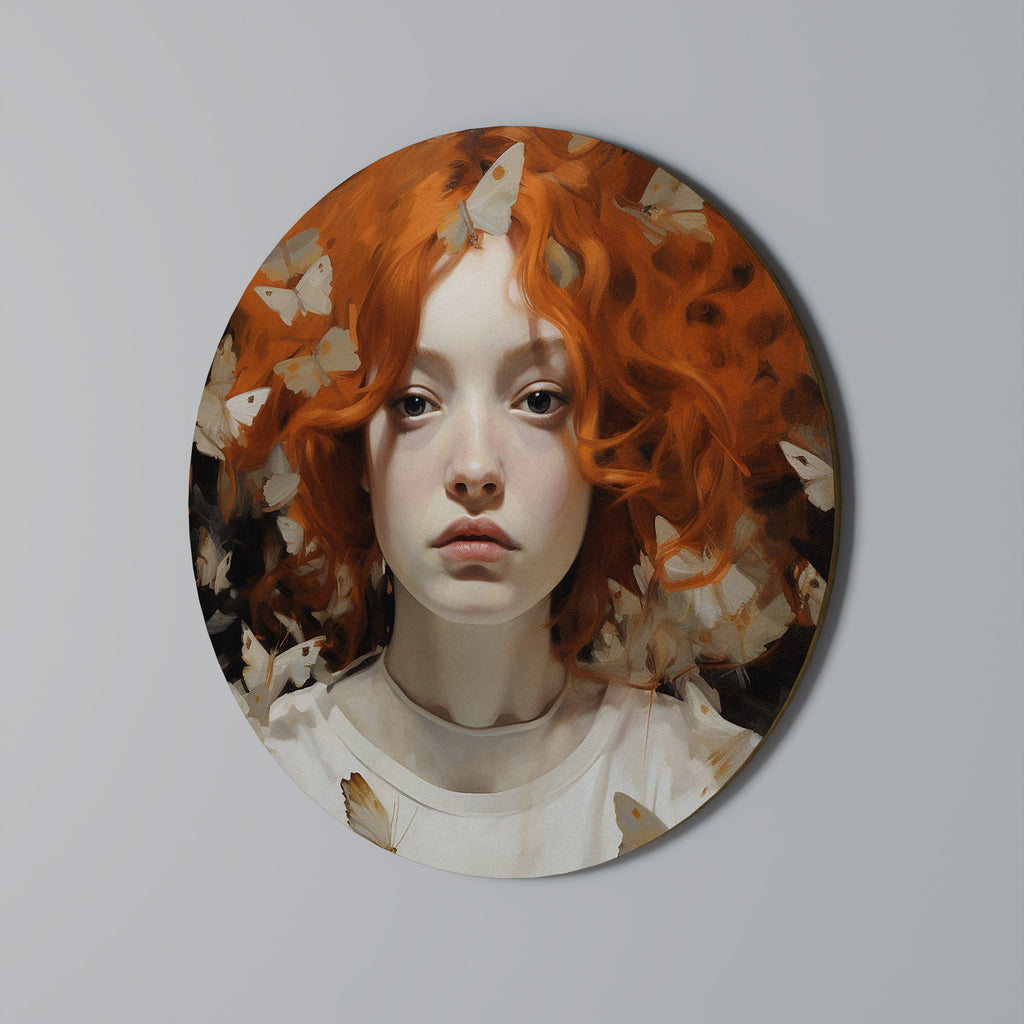 BUTTERFLY DREAMS Round Wall Art