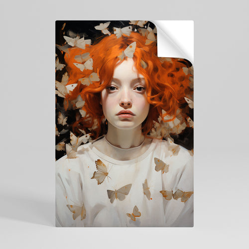 BUTTERFLY DREAMS Póster Autocolante Vertical