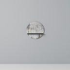 FADE IN THE TREES Prateleira Redonda Decorativa em Acabamento Preto