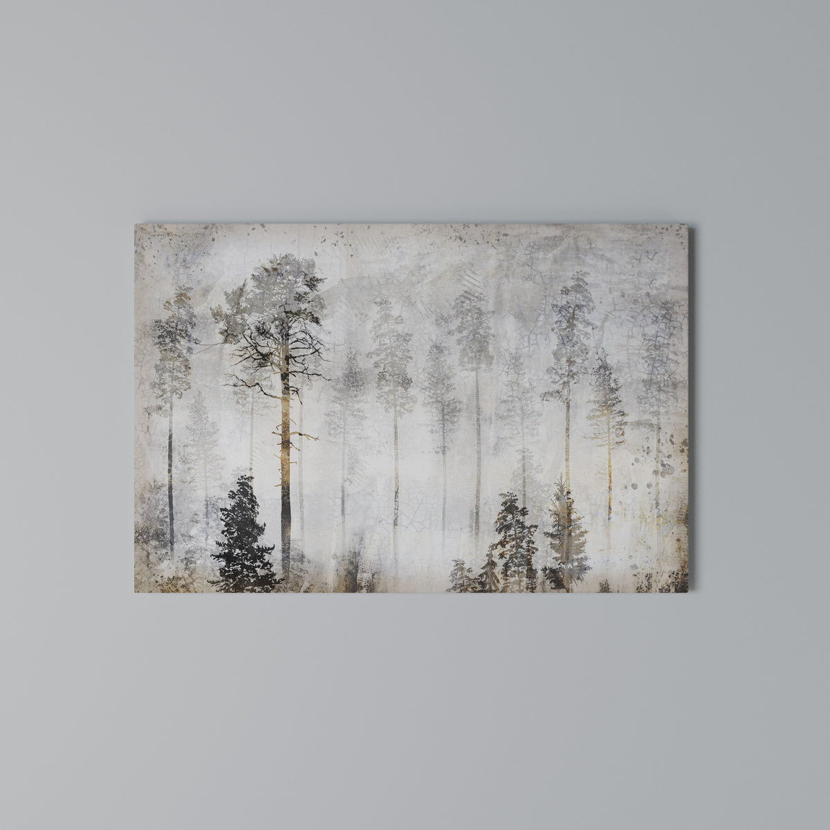 FADE IN THE TREES Horizontal Canvas Print