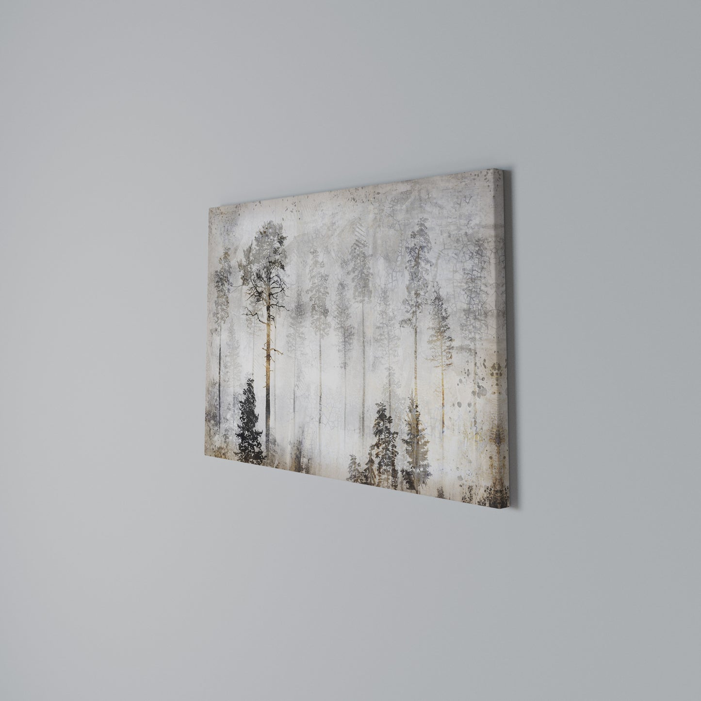 FADE IN THE TREES Horizontal Canvas Print
