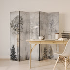 FADE IN THE TREES Decorative 5-Panel Room Divider