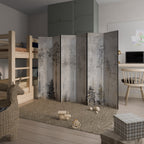 FADE IN THE TREES Biombo Decorativo de 6 Painéis