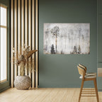 FADE IN THE TREES Peel and Stick Horizontal Poster