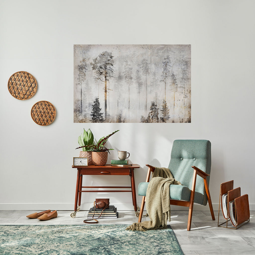 FADE IN THE TREES Peel and Stick Horizontal Poster