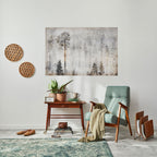 FADE IN THE TREES Peel and Stick Horizontal Poster