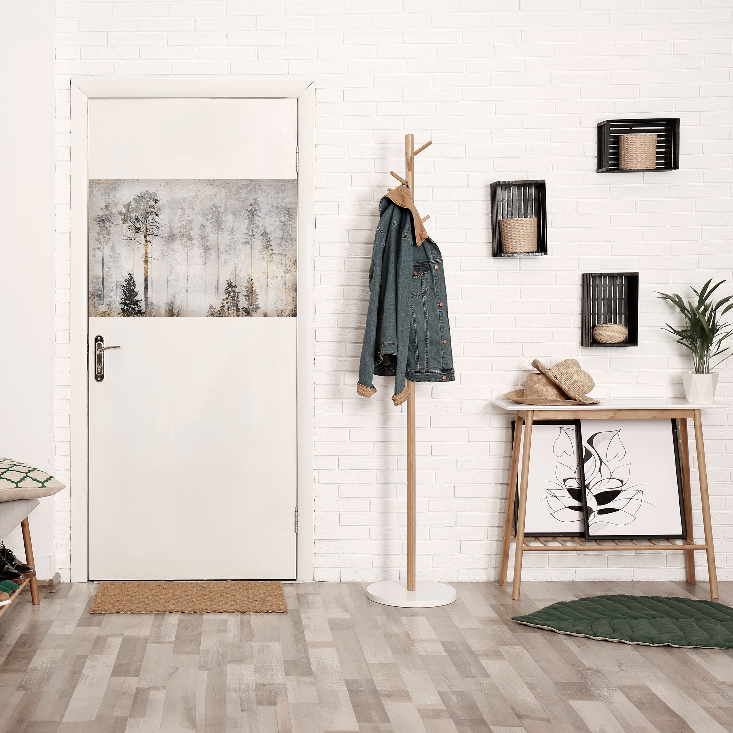 FADE IN THE TREES Peel and Stick Horizontal Poster