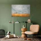 FIELDS OF FADING LIGHT Peel and Stick Horizontal Poster