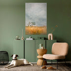 FIELDS OF FADING LIGHT Peel and Stick Vertical Poster