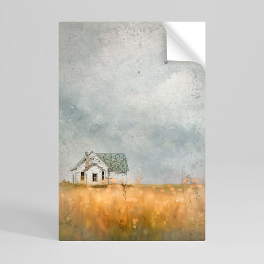 FIELDS OF FADING LIGHT Póster Autocolante Vertical