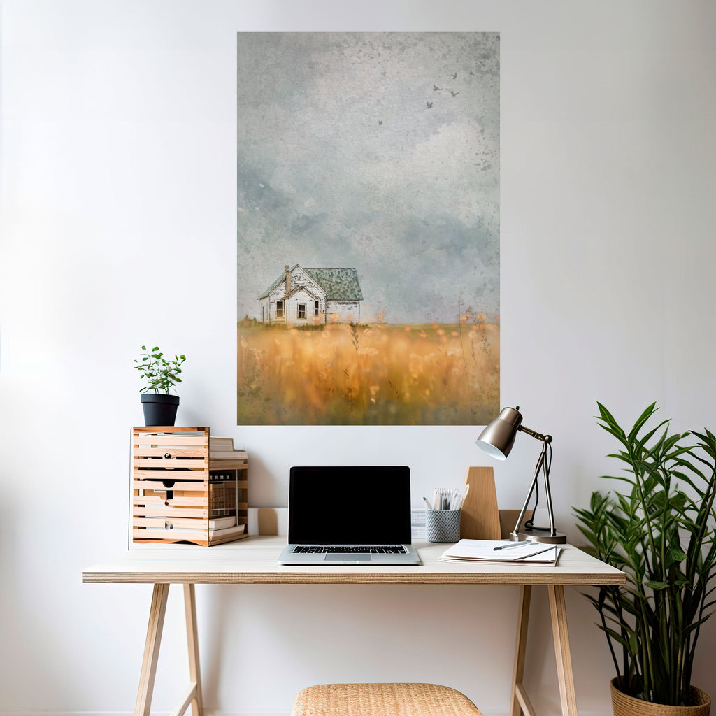 FIELDS OF FADING LIGHT Peel and Stick Vertical Poster