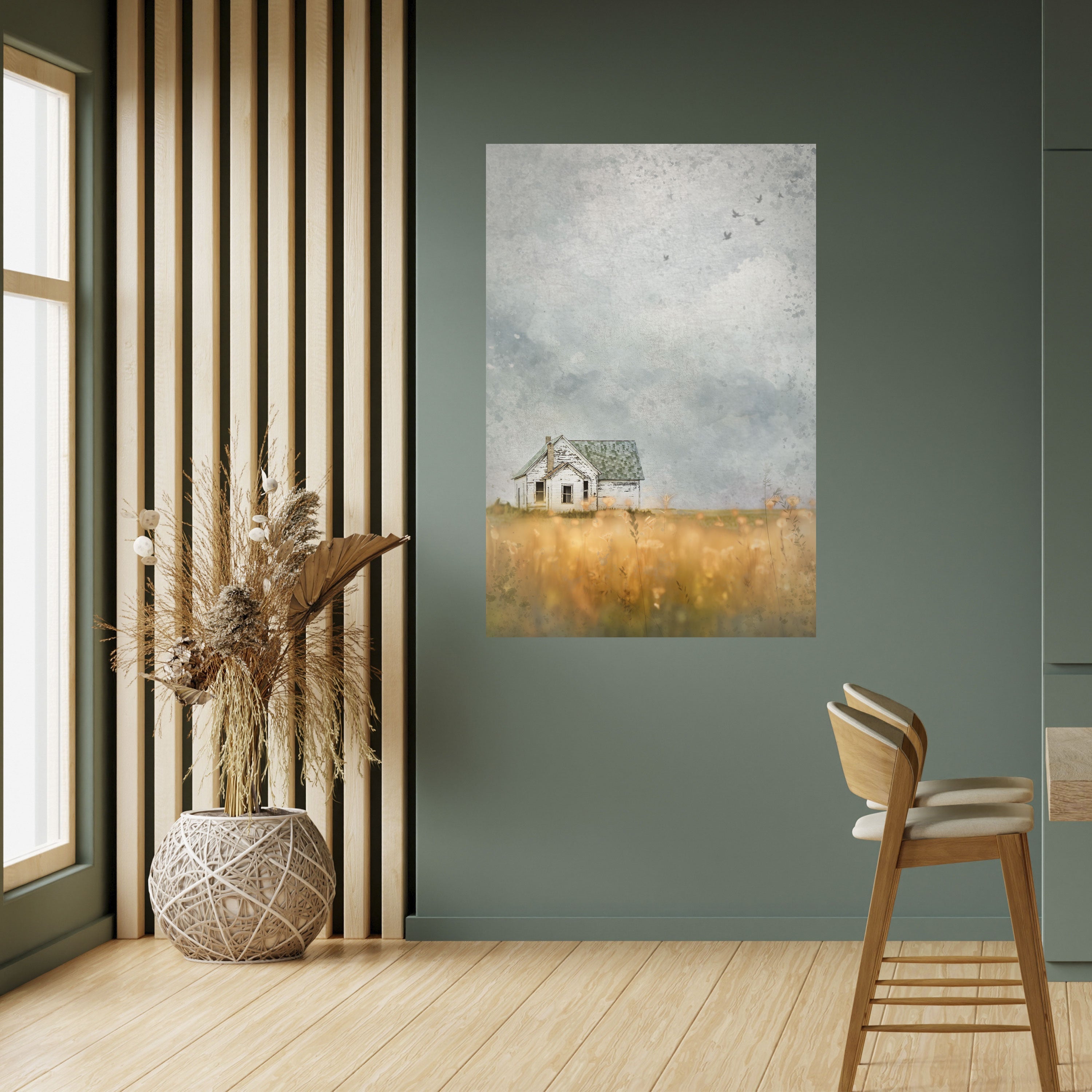 FIELDS OF FADING LIGHT Peel and Stick Vertical Poster