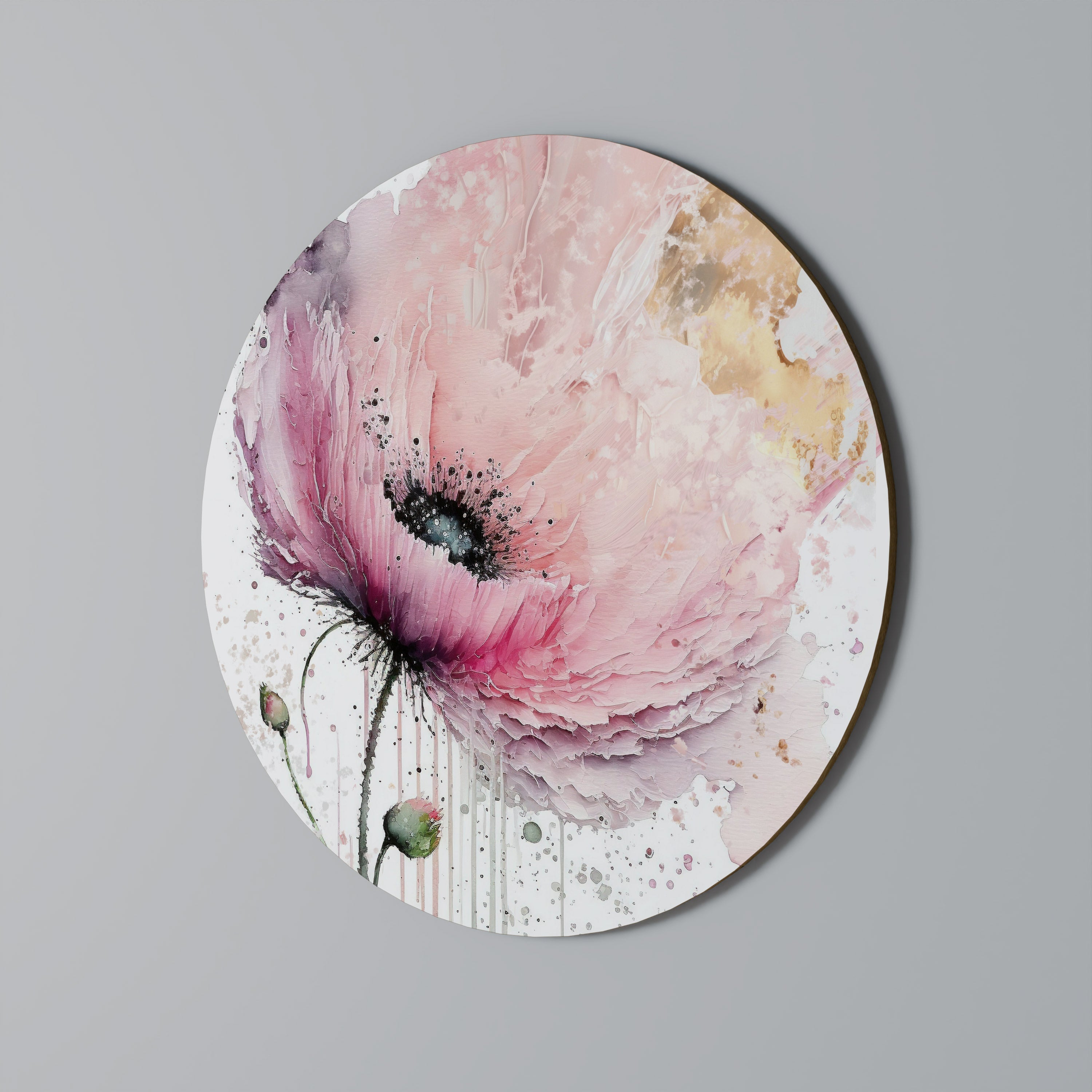 VIVID TRANQUILITY Round Wall Art