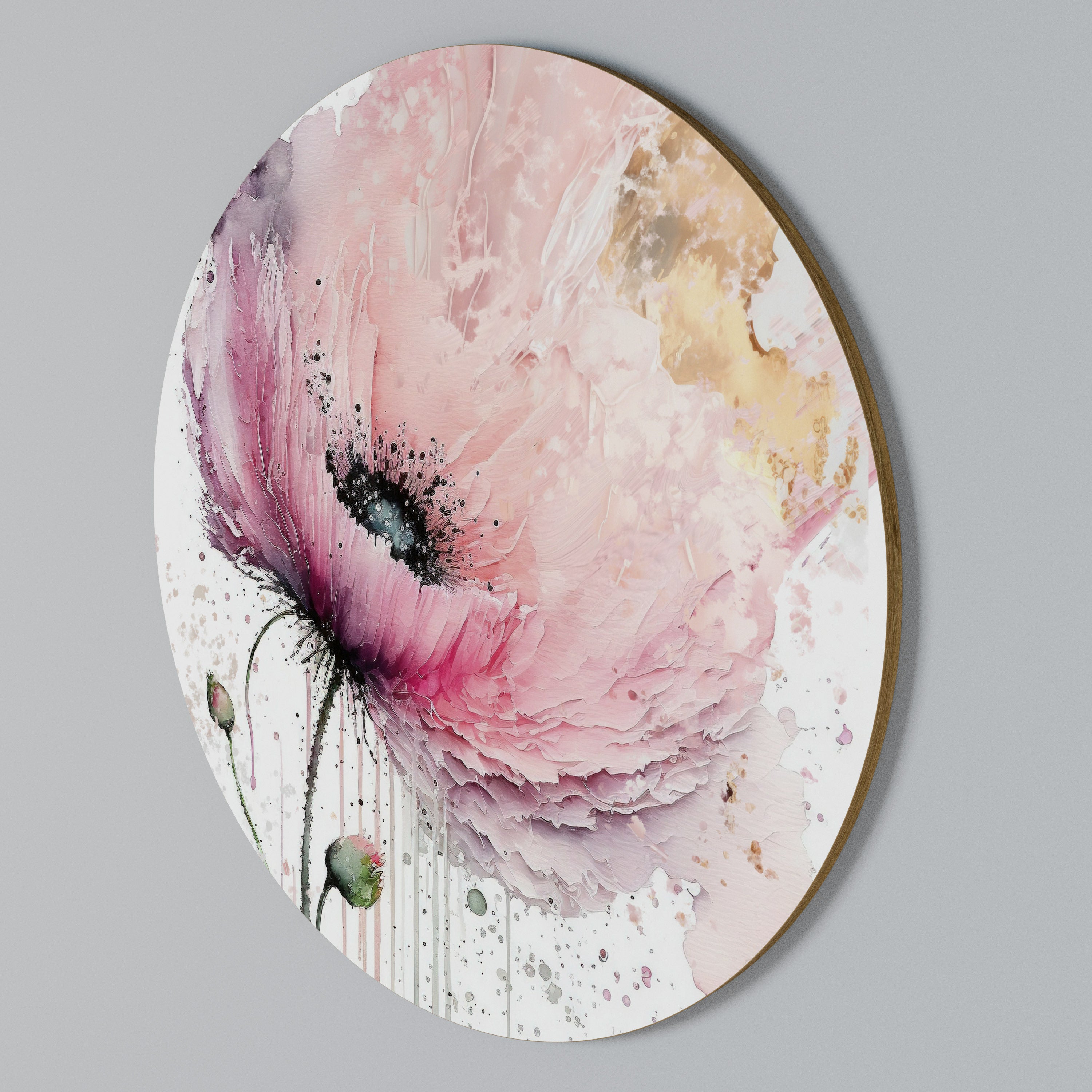 VIVID TRANQUILITY Round Wall Art