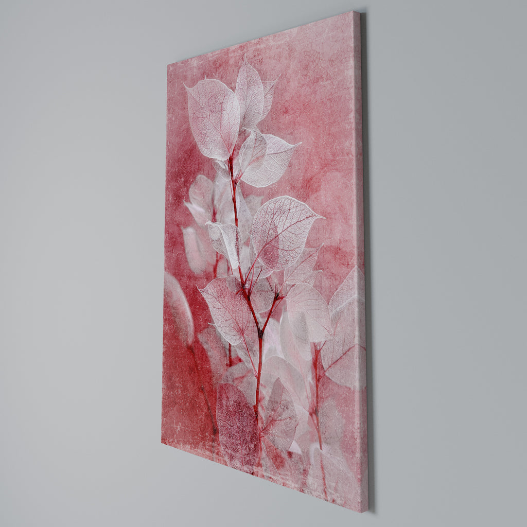ETHERAL PETAL GLOW Quadro em tela vertical