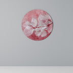 ETHERAL PETAL GLOW Quadro Redondo Decorativo