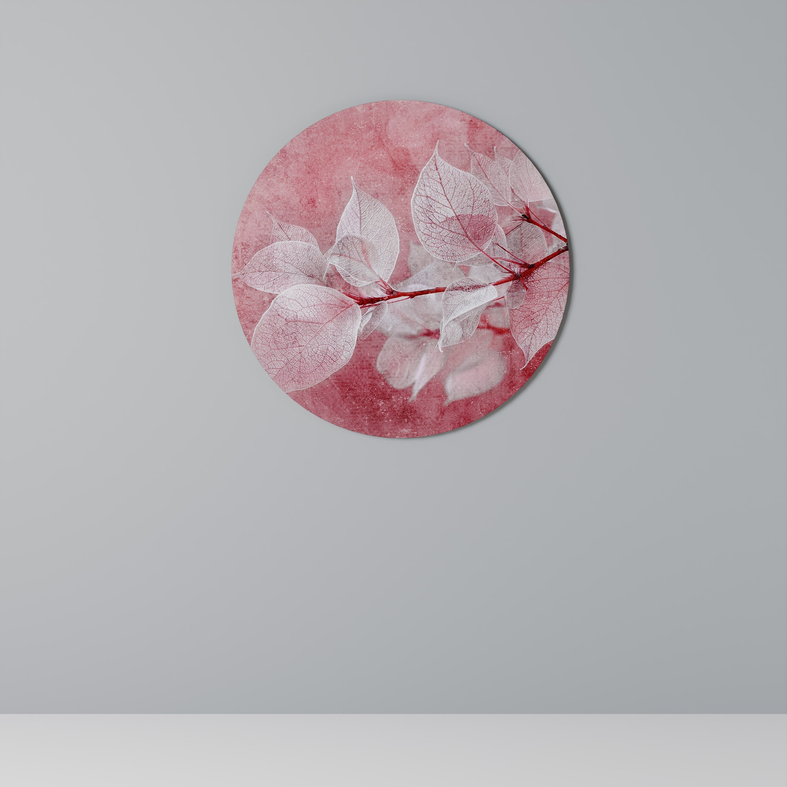 ETHERAL PETAL GLOW Quadro Redondo Decorativo