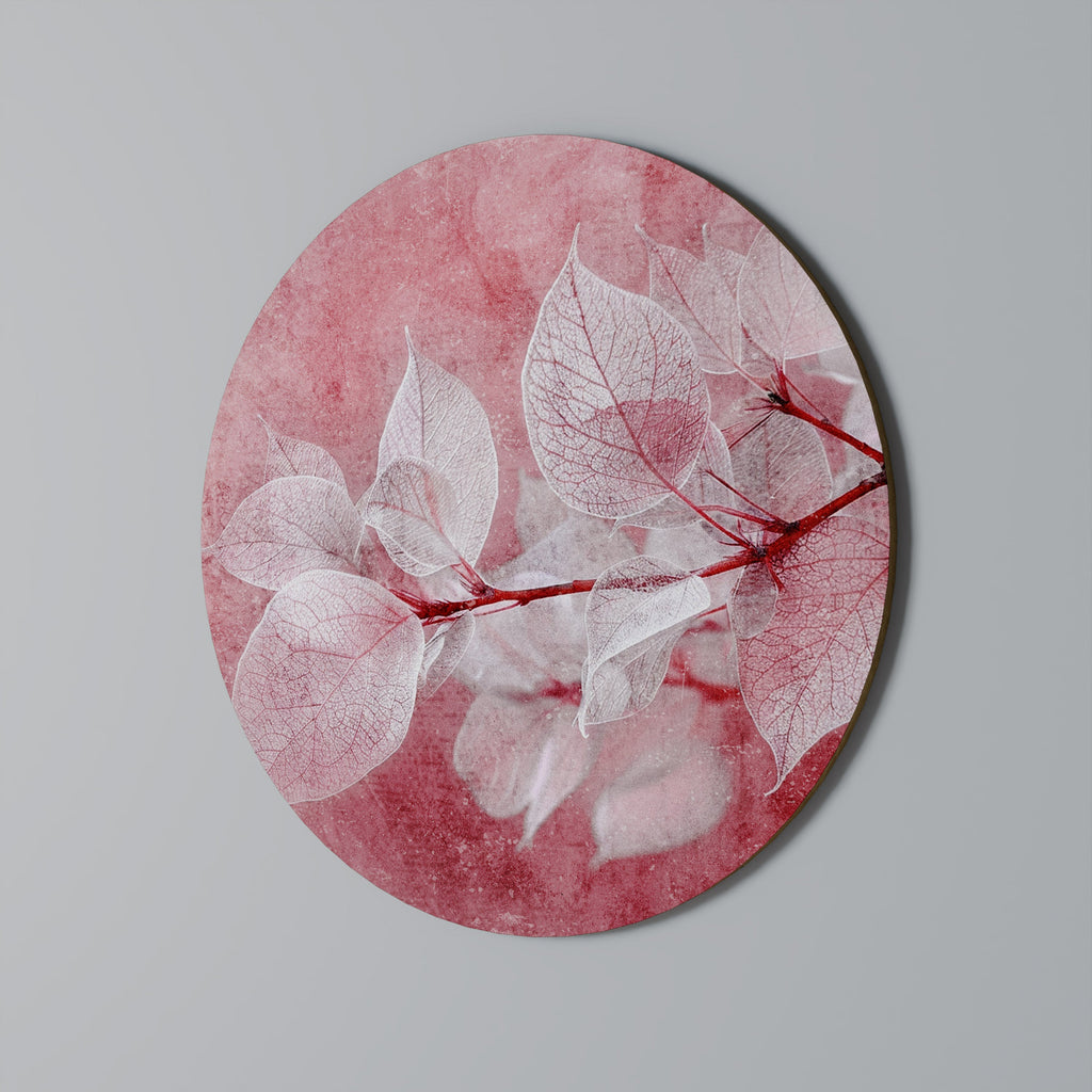 ETHERAL PETAL GLOW Quadro Redondo Decorativo