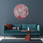 ETHERAL PETAL GLOW Quadro Redondo Decorativo