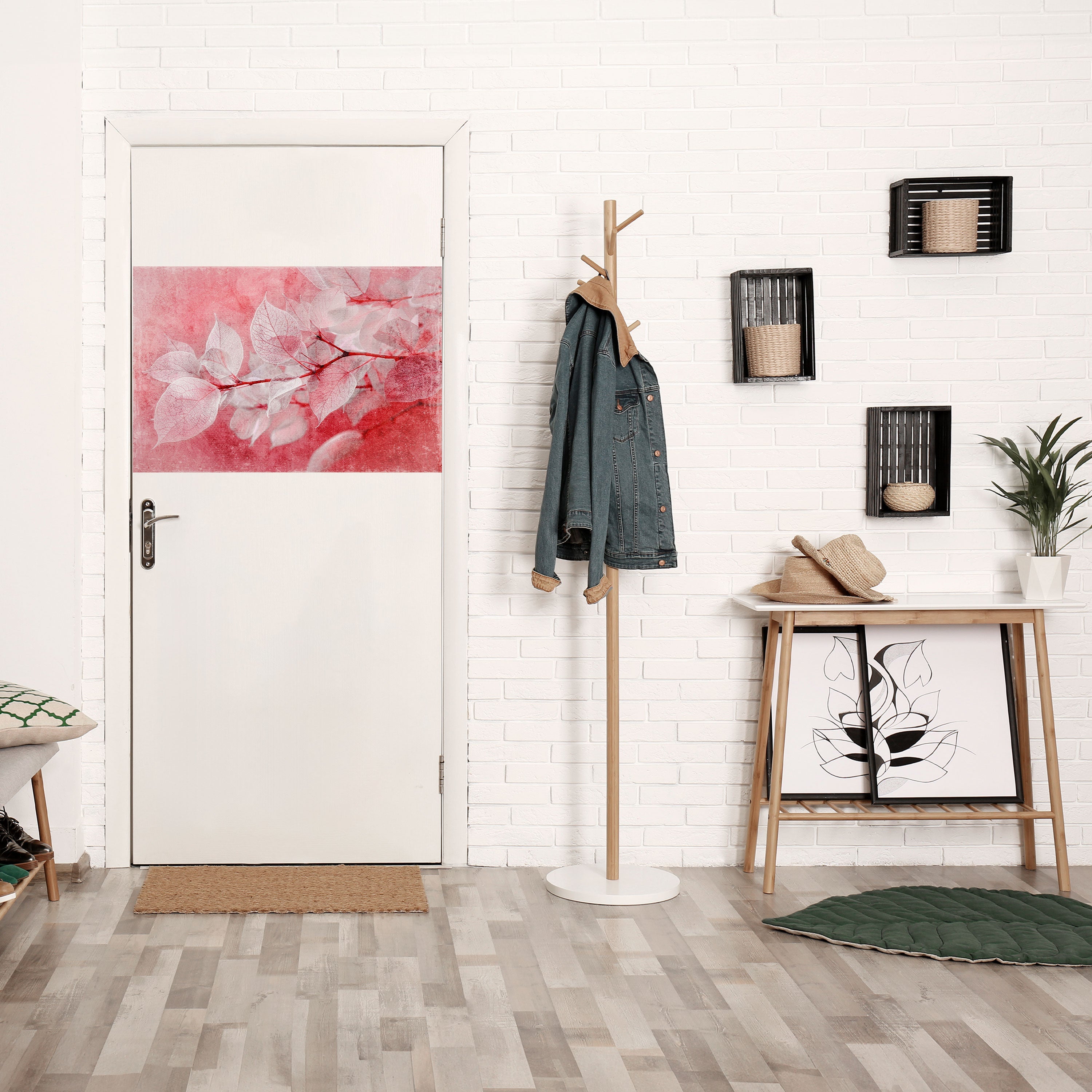 ETHERAL PETAL GLOW Peel and Stick Horizontal Poster