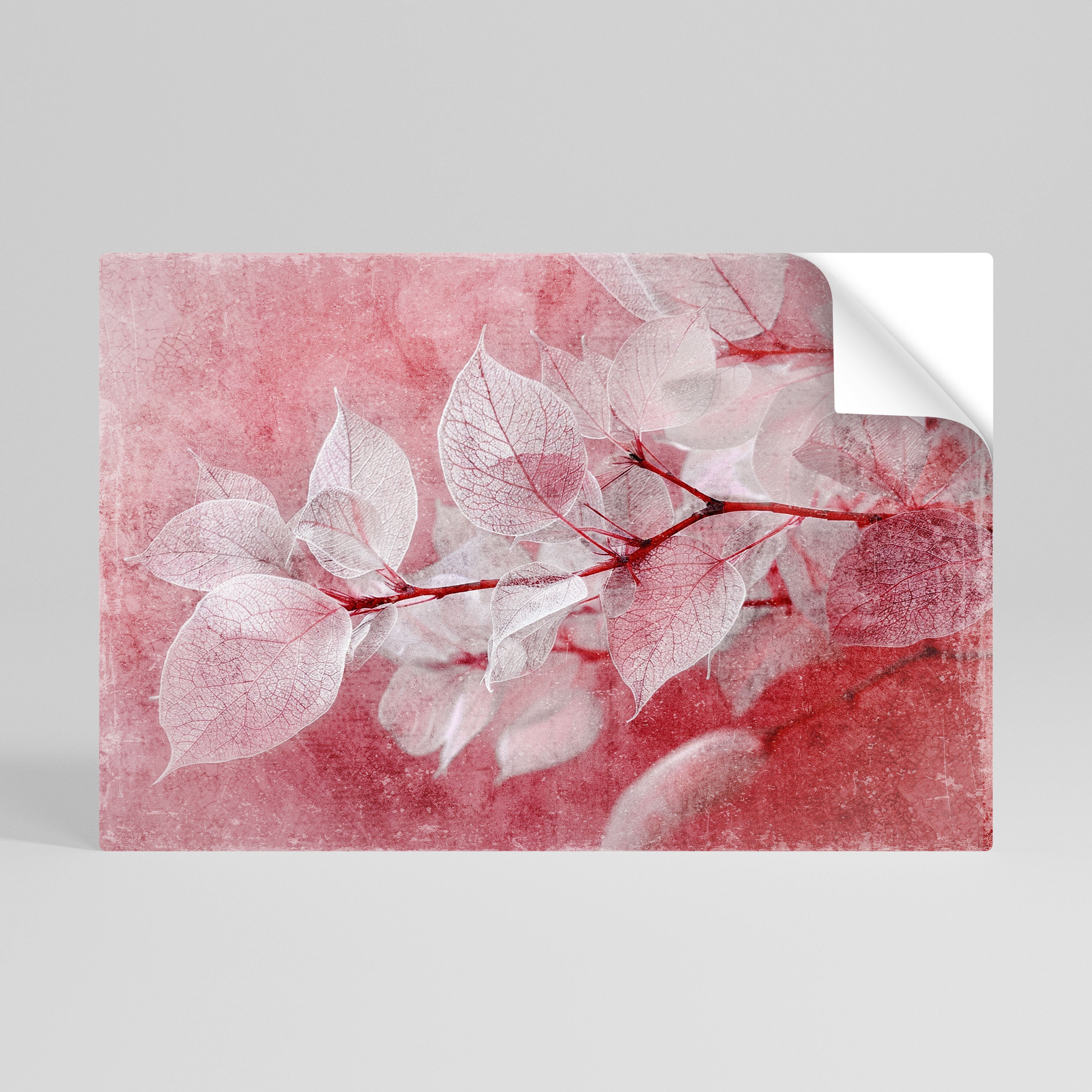 ETHERAL PETAL GLOW Póster Autocolante Horizontal