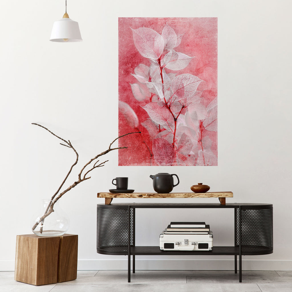 ETHERAL PETAL GLOW Poster Vertical Autocolante