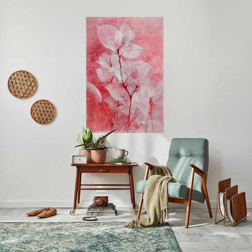 ETHERAL PETAL GLOW Poster Vertical Autocolante