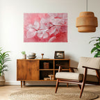 ETHERAL PETAL GLOW Peel and Stick Horizontal Poster