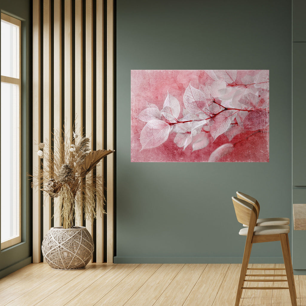 ETHERAL PETAL GLOW Peel and Stick Horizontal Poster