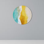 TRILOGY OF TIDES Round Wall Art