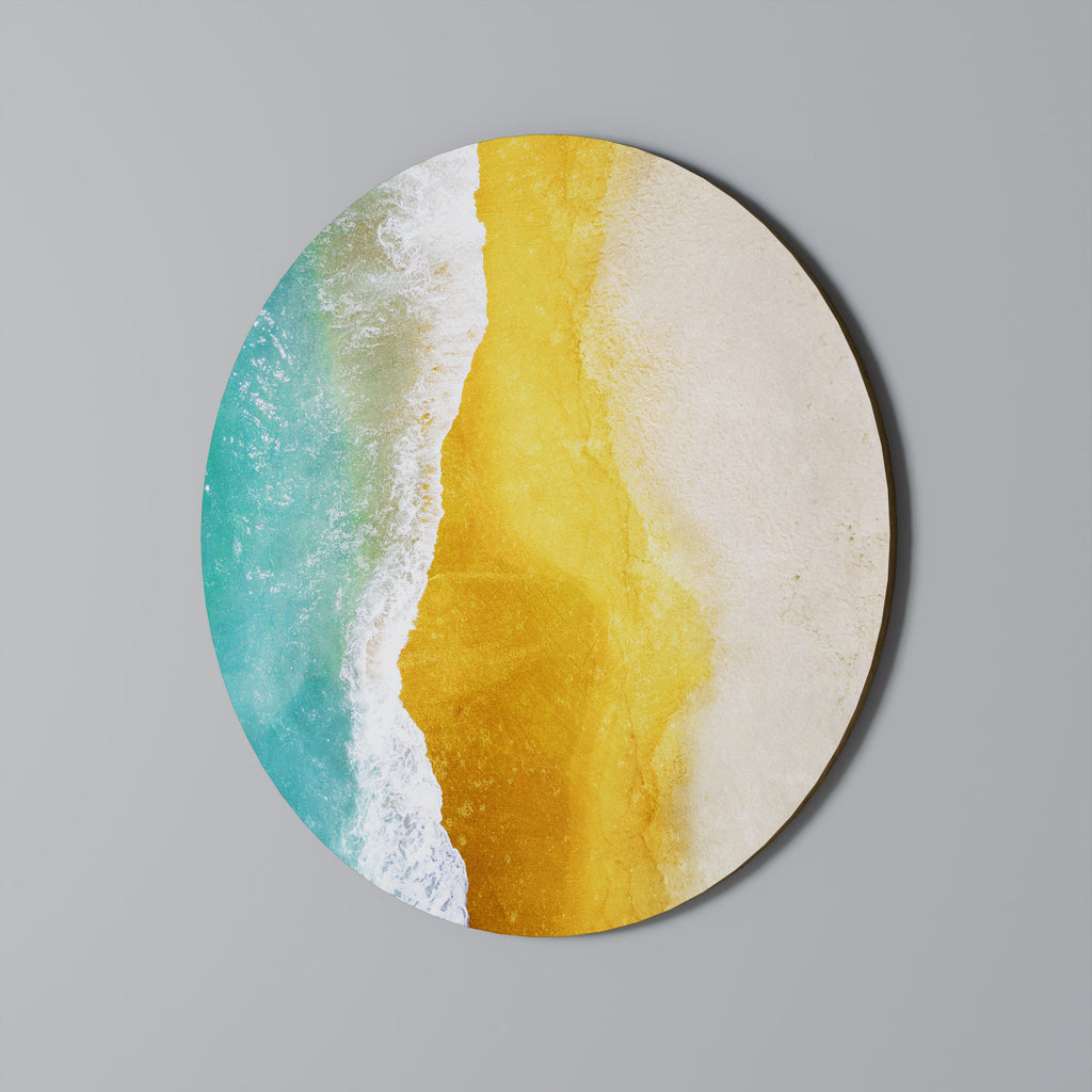 TRILOGY OF TIDES Round Wall Art