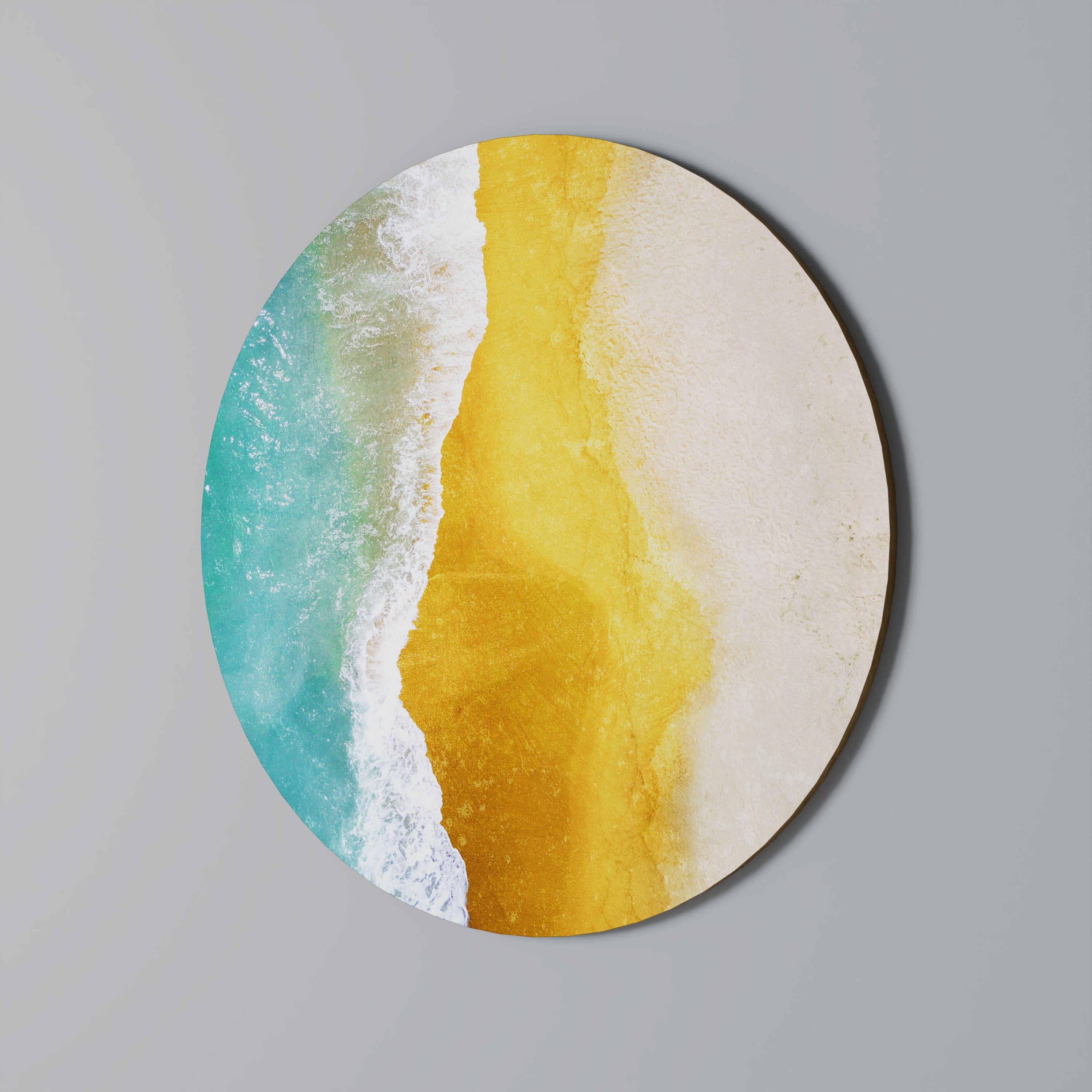 TRILOGY OF TIDES Round Wall Art