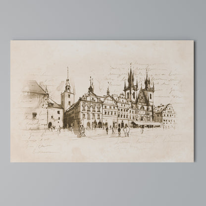 WHISPERS OF ARCHITECTURE Horizontal Canvas Print
