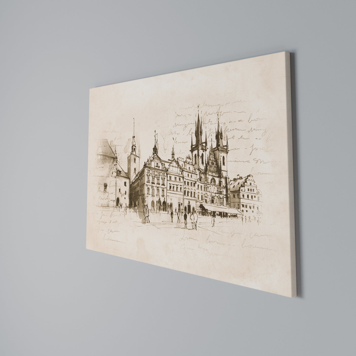 WHISPERS OF ARCHITECTURE Horizontal Canvas Print