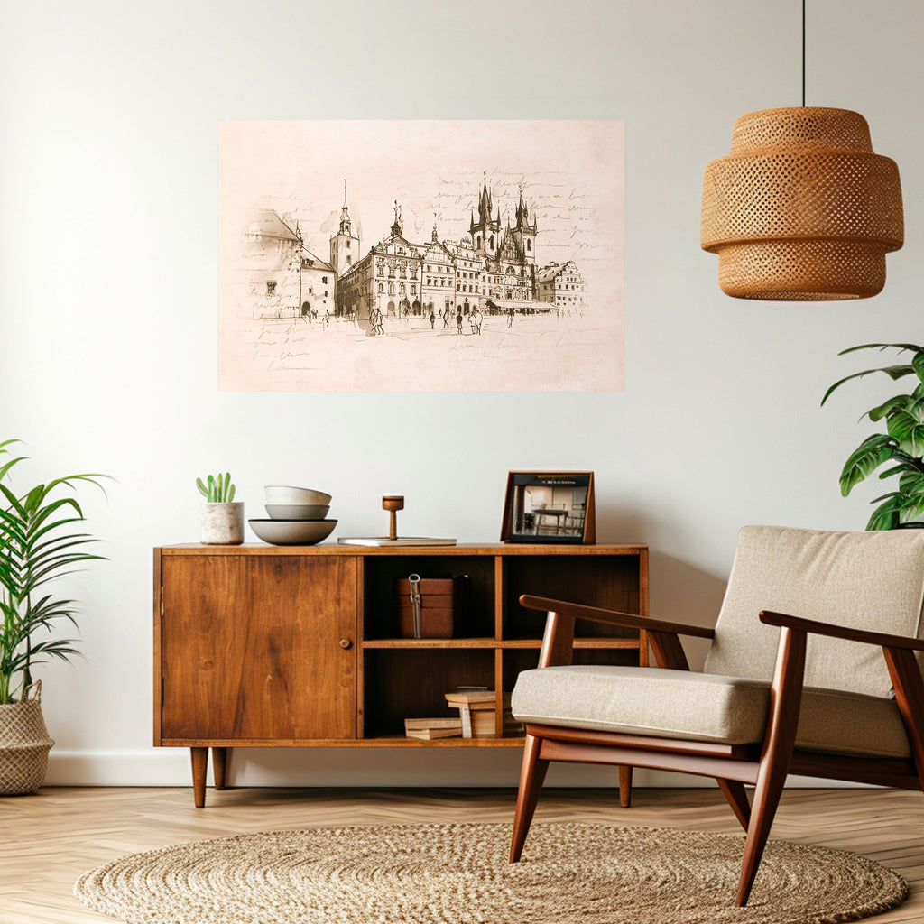 WHISPERS OF ARCHITECTURE Poster Horizontal Autocolante